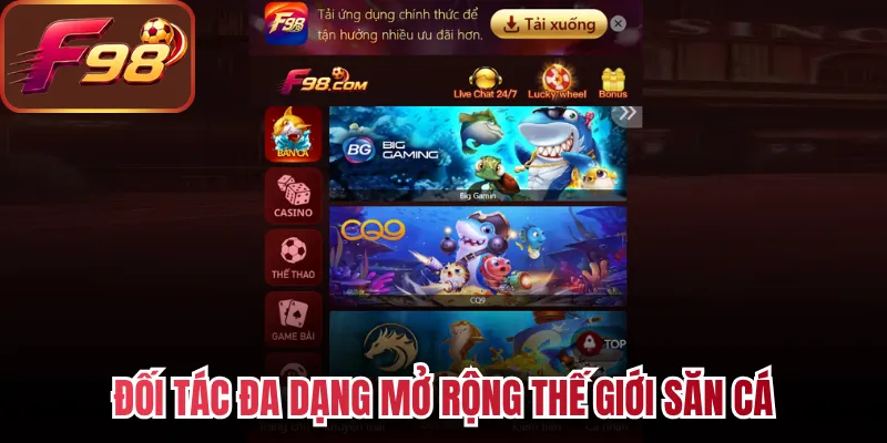 Đối tác đa dạng mở rộng thế giới săn cá