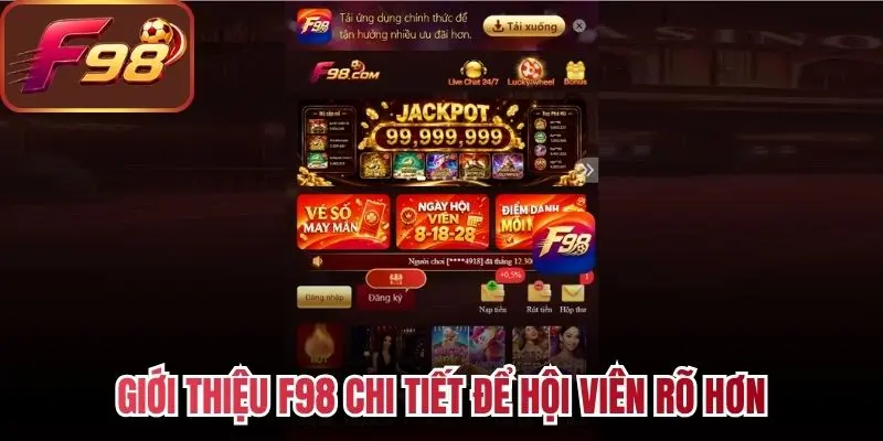 Giới thiệu F98 chi tiết để hội viên rõ hơn