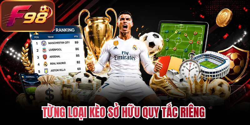 Từng loại kèo sở hữu quy tắc riêng 